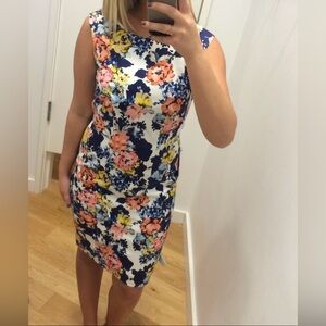Floral, Fitted Dress
